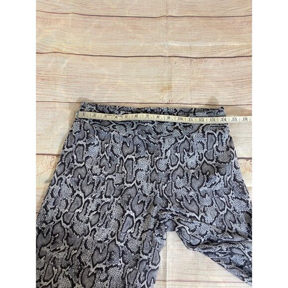 Vintage Y2K Cache Women's Grey Snake Print Sheer Chiffon Pants - 0 - Picture 8 of 11